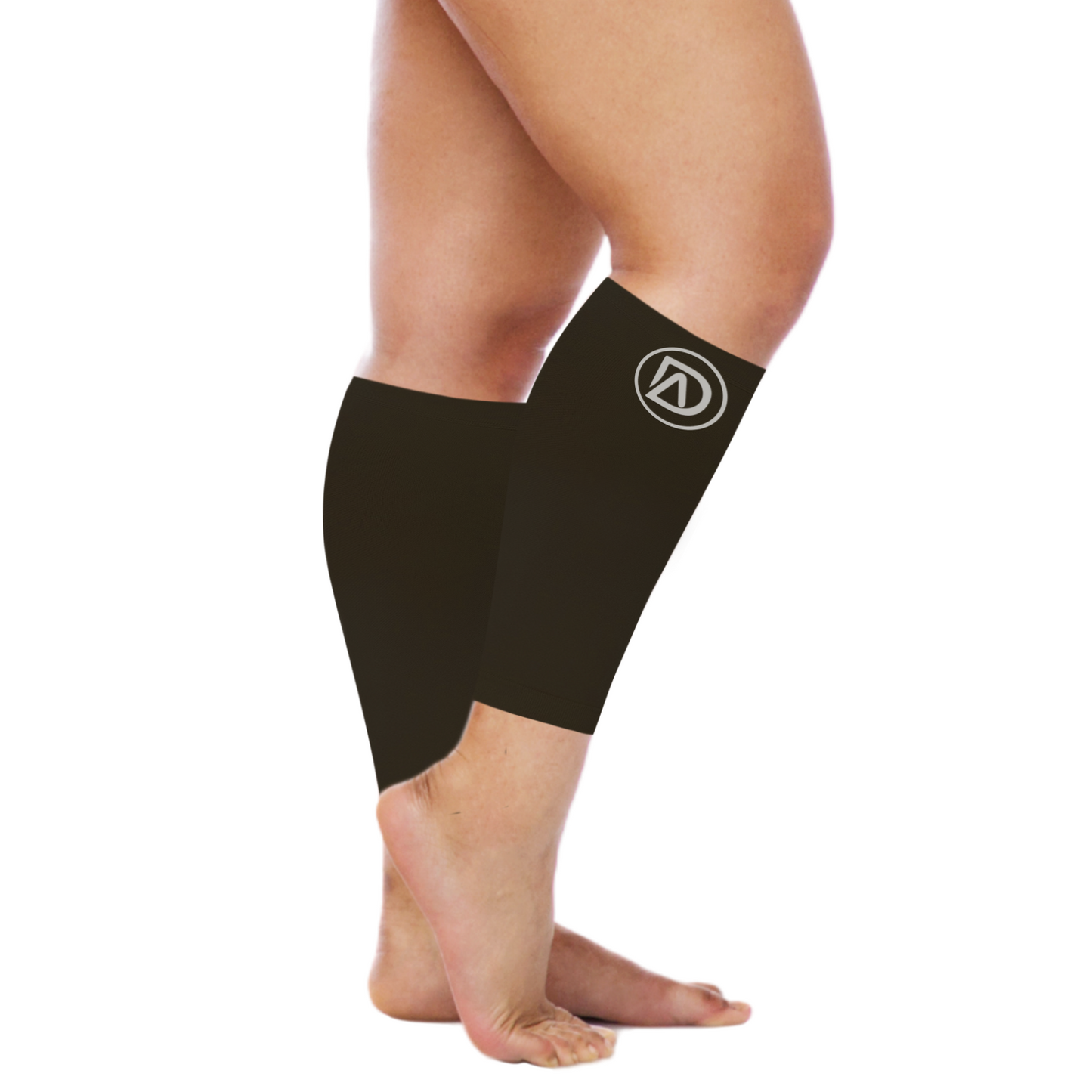 Plus Size Wide Calf Short Length Compression Sleeves 10in 20–30 mmHg