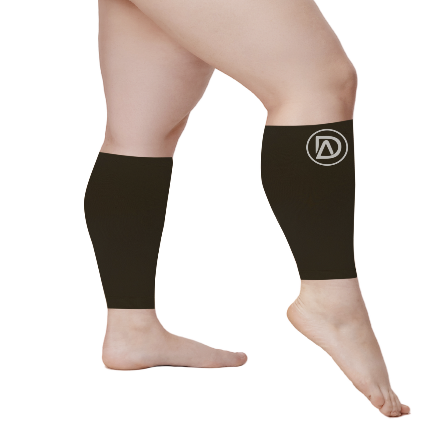 Plus Size Wide Calf Short Length Compression Sleeves 10in 20–30 mmHg