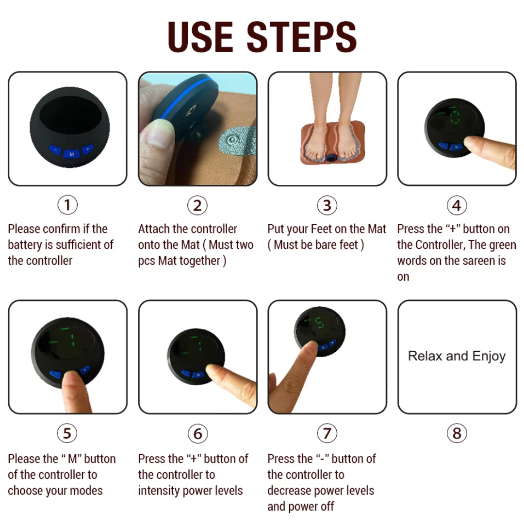 3D Smart Feet Massager Pad
