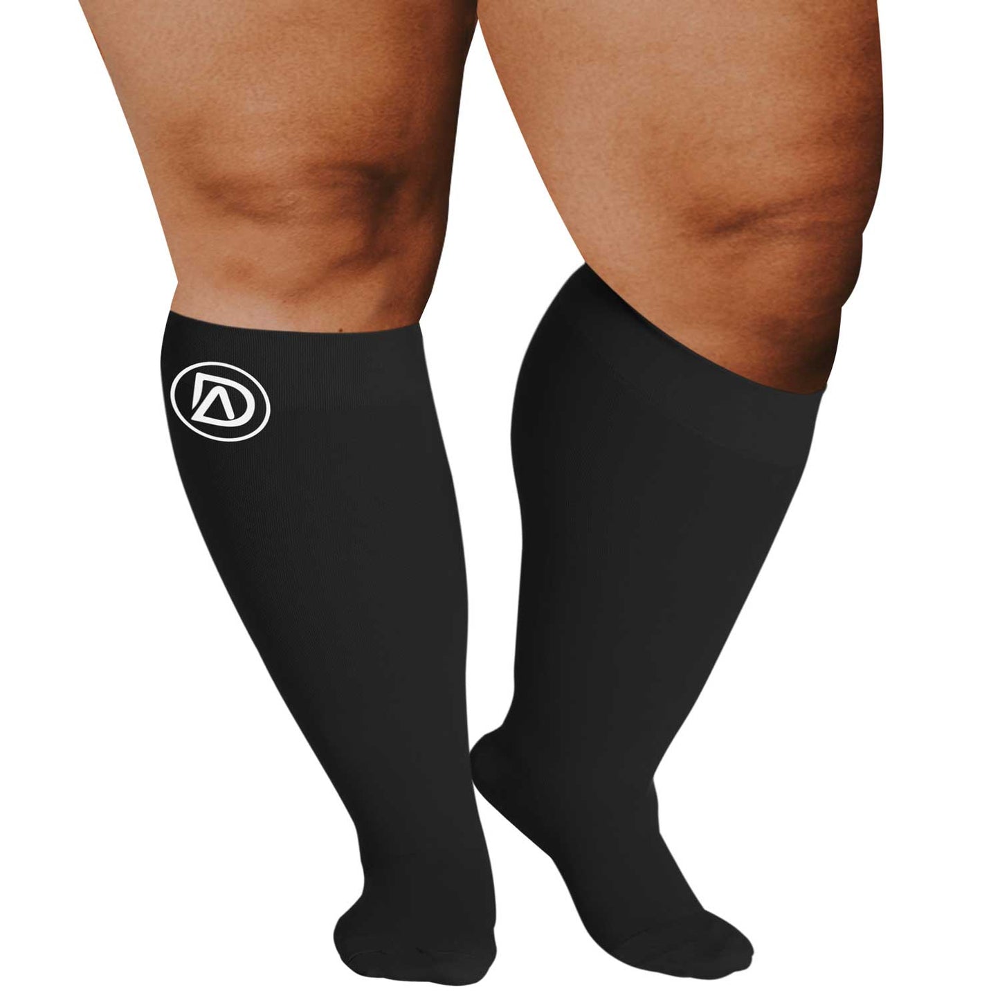Dominion Active Plus Size Wide Calf Compression Socks 20-30mmHg Knee High
