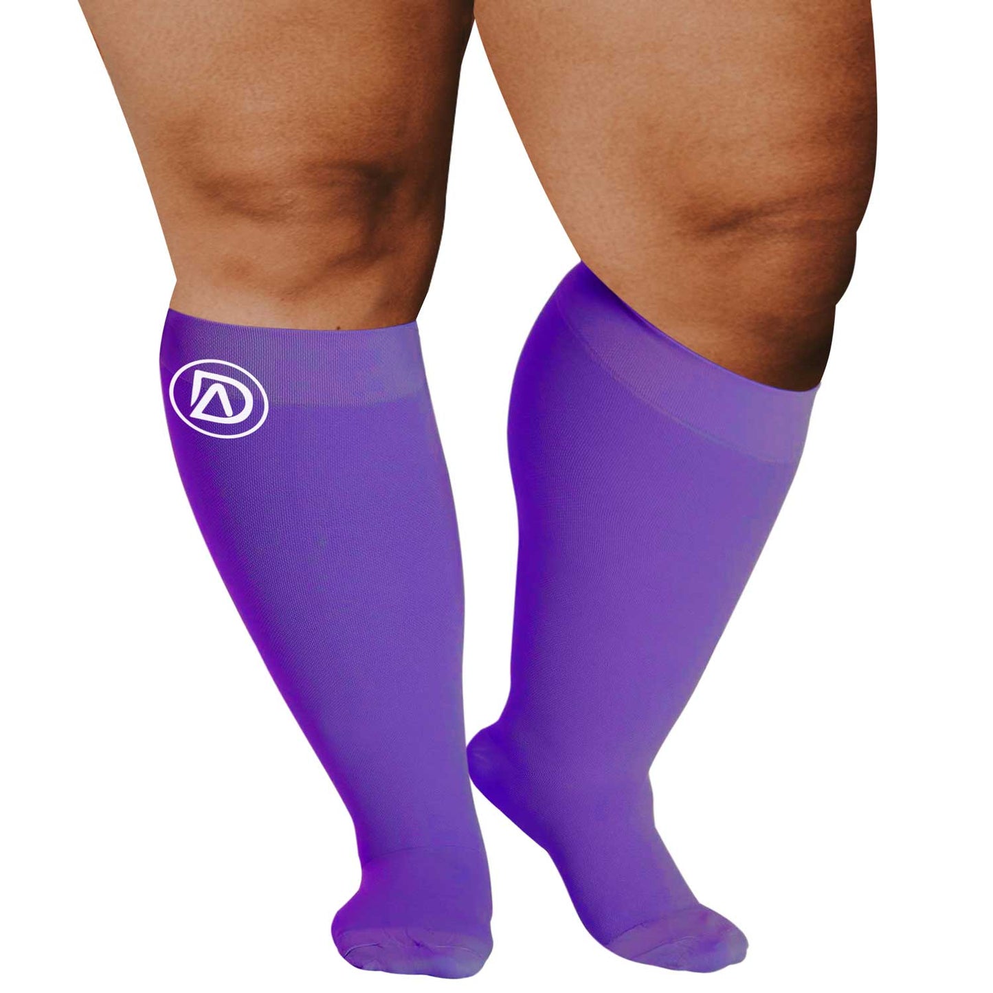 Dominion Active Plus Size Wide Calf Compression Socks 20-30mmHg Knee High