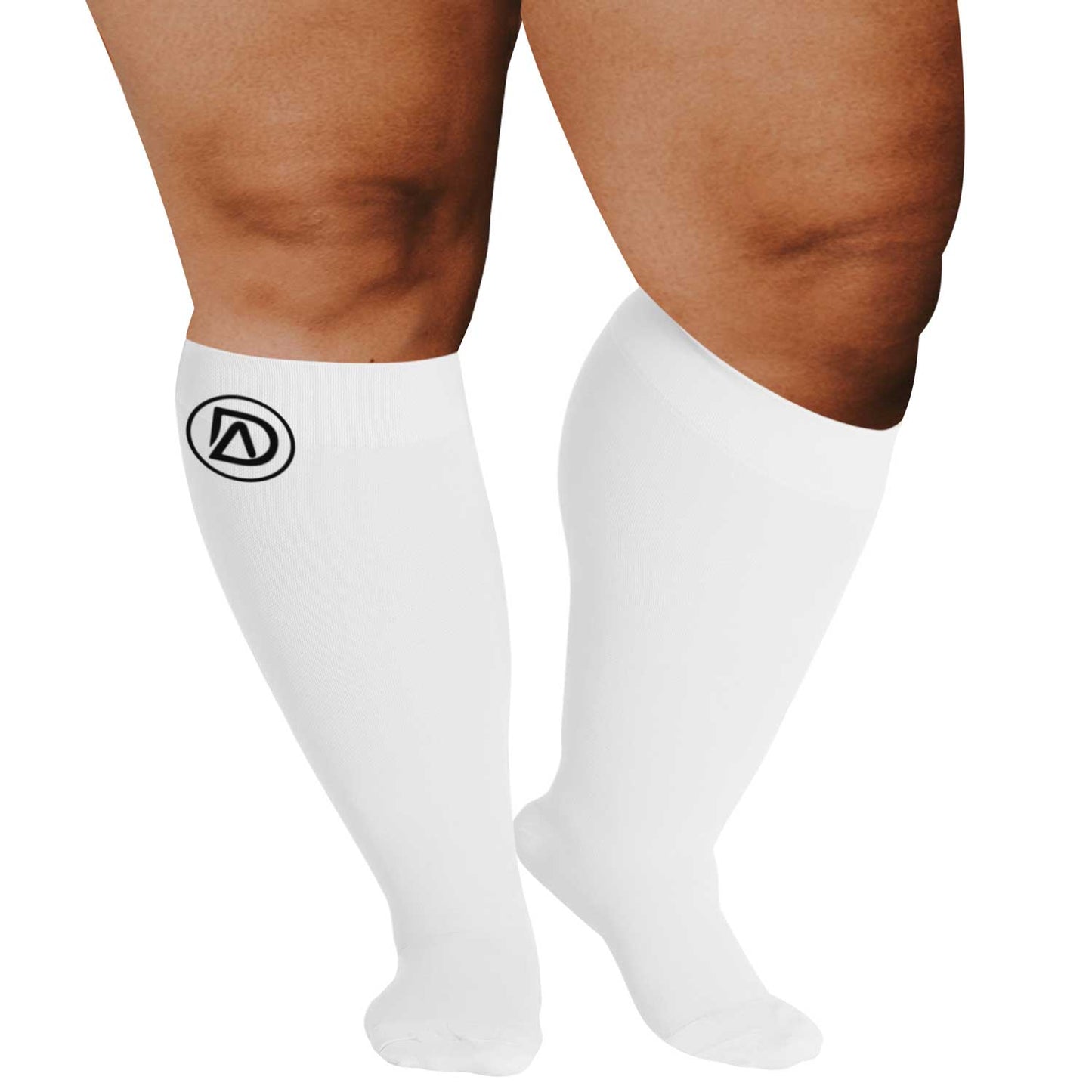 Dominion Active Plus Size Wide Calf Compression Socks 20-30mmHg Knee High