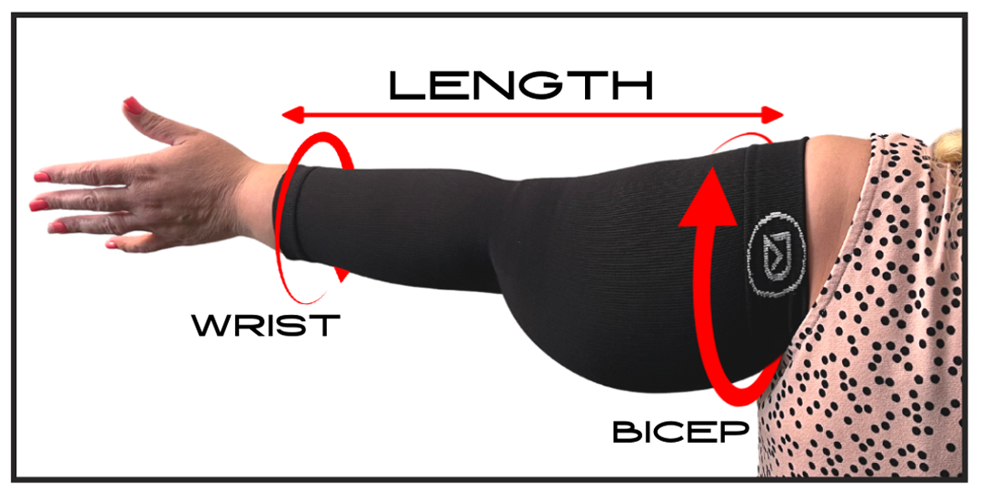 Dominion Active Plus Sized Compression Arm Sleeves 20-30 mmHg