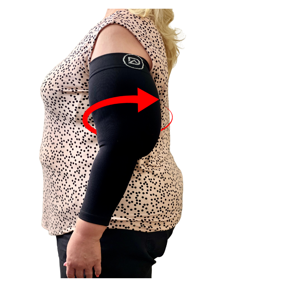Dominion Active Plus Sized Compression Arm Sleeves 20-30 mmHg