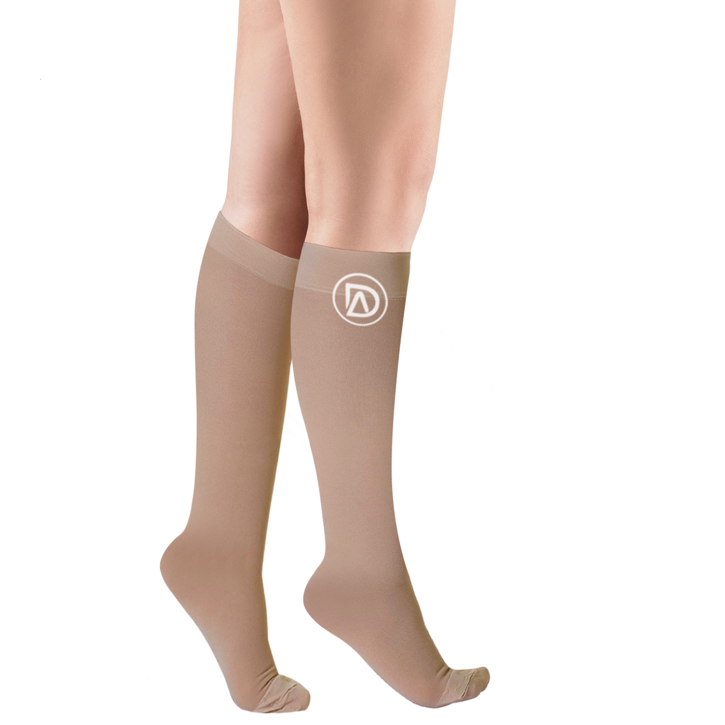 Dominion Active Plus Size Wide Calf Compression Socks 20-30mmHg Knee High