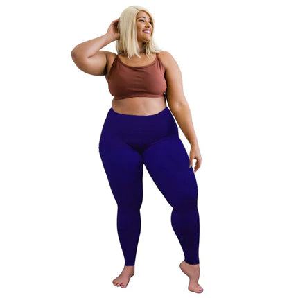 Waist High Plus Size Compression Stockings 20–30 mmHg