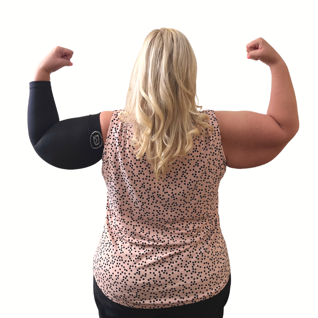 Dominion Active Plus Sized Compression Arm Sleeves 20-30 mmHg