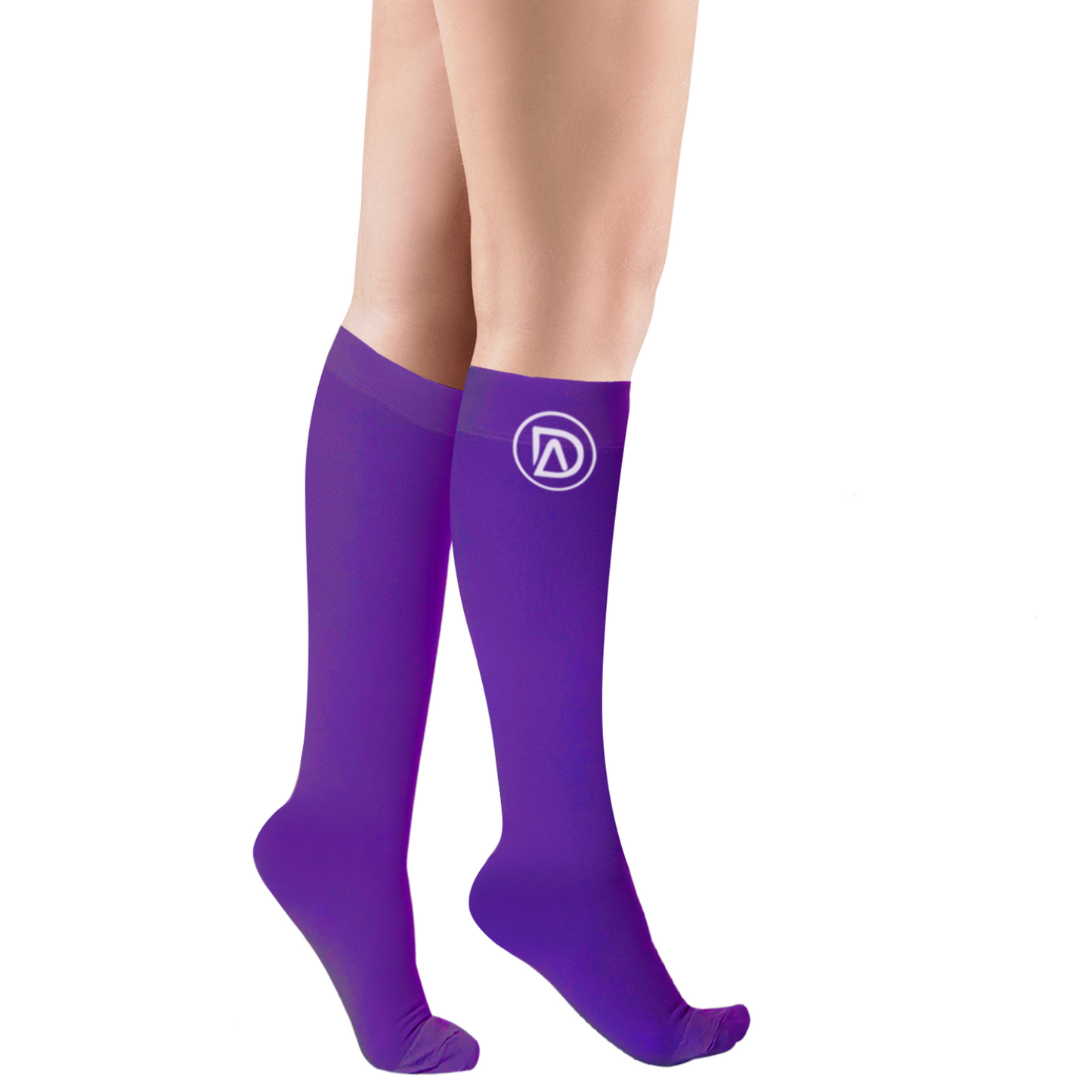 Dominion Active Plus Size Wide Calf Compression Socks 20-30mmHg Knee High