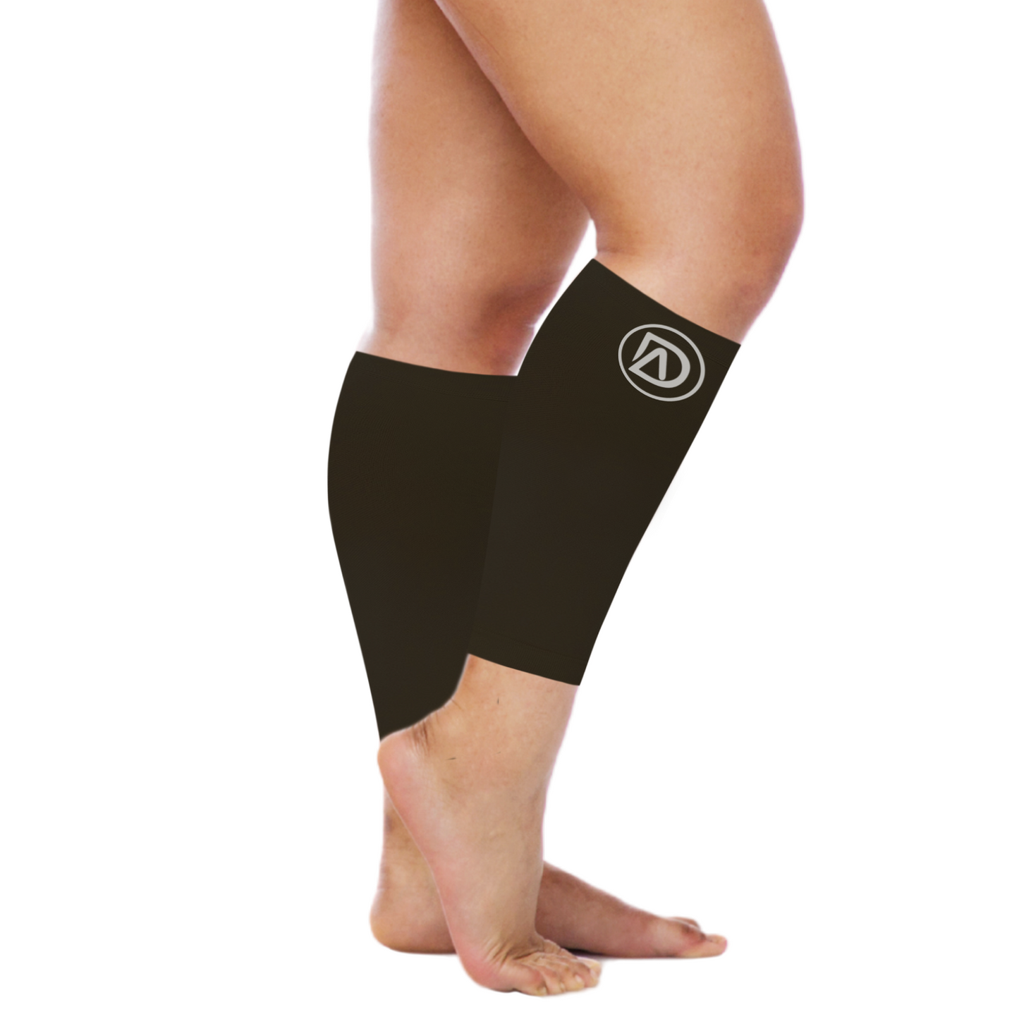Dominion Active Wide Calf Short Length Calf Sleeves Nude (10in) 20-30 mmHg