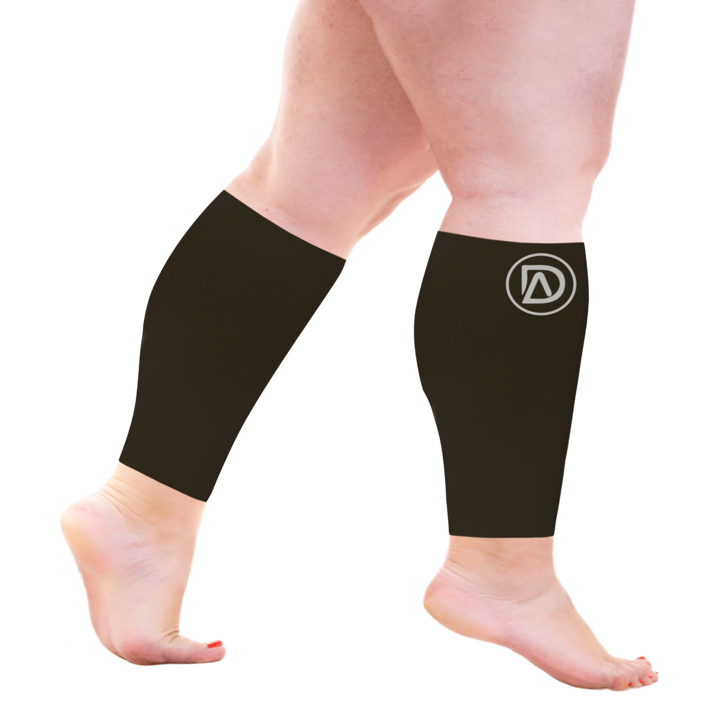 Dominion Active Wide Calf Short Length Calf Sleeves Nude (10in) 20-30 mmHg