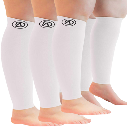 Plus Size Wide Calf Compression Sleeves 20–30 mmHg – 3 Pair Multipack
