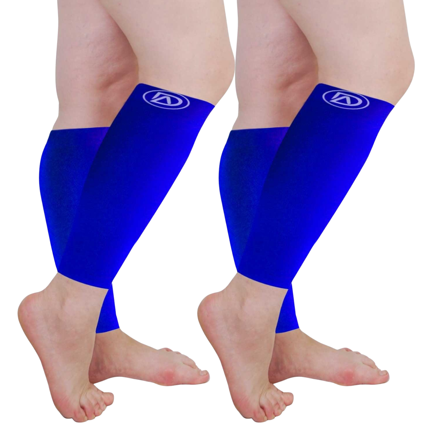Plus Size Wide Calf Compression Sleeves 20–30 mmHg – 2 Pair Multipack