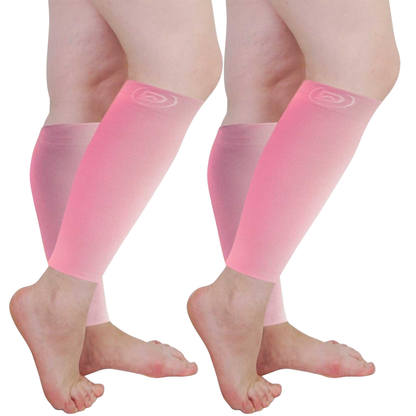 Plus Size Wide Calf Compression Sleeves 20–30 mmHg – 2 Pair Multipack