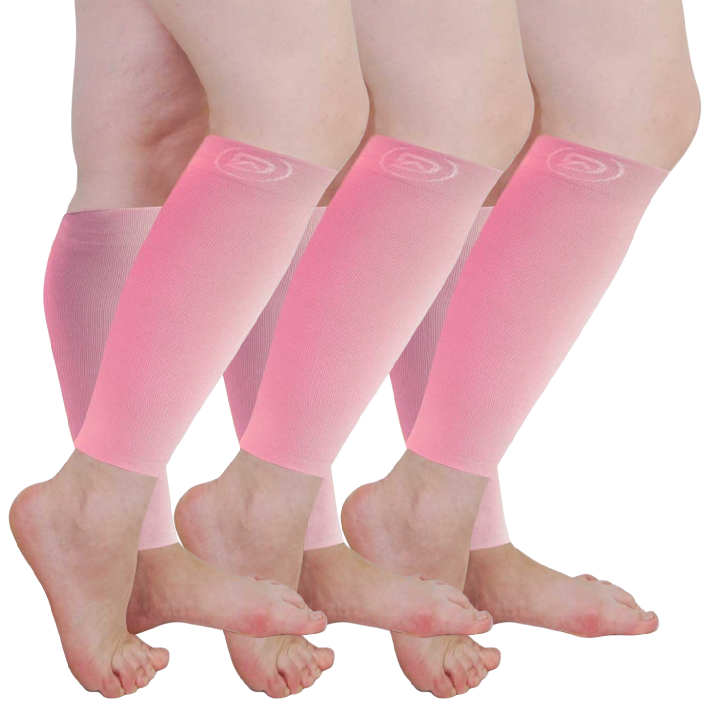 Plus Size Wide Calf Compression Sleeves 20–30 mmHg – 3 Pair Multipack