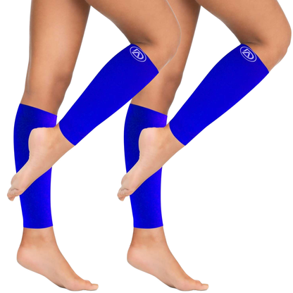 Plus Size Wide Calf Compression Sleeves 20–30 mmHg – 2 Pair Multipack