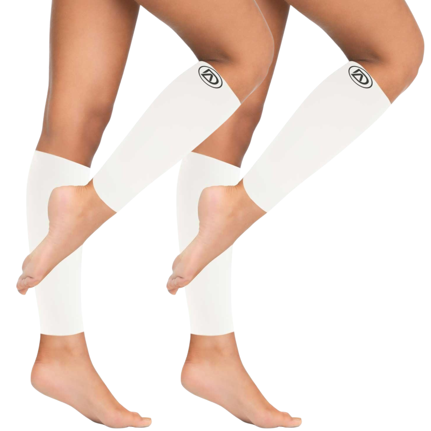 Plus Size Wide Calf Compression Sleeves 20–30 mmHg – 2 Pair Multipack