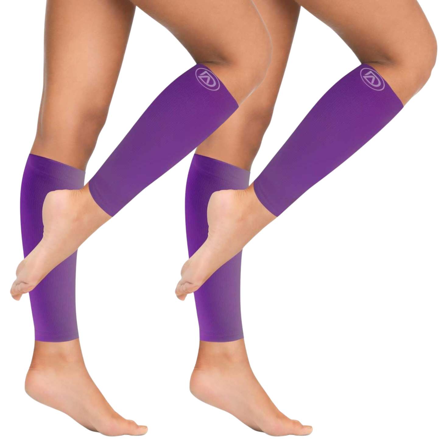 Plus Size Wide Calf Compression Sleeves 20–30 mmHg – 2 Pair Multipack