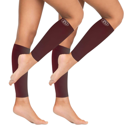 Plus Size Wide Calf Compression Sleeves 20–30 mmHg – 2 Pair Multipack