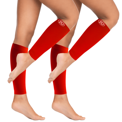 Plus Size Wide Calf Compression Sleeves 20–30 mmHg – 2 Pair Multipack