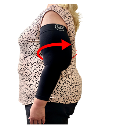 Dominion Active Plus Sized Compression Arm Sleeves 20-30 mmHg