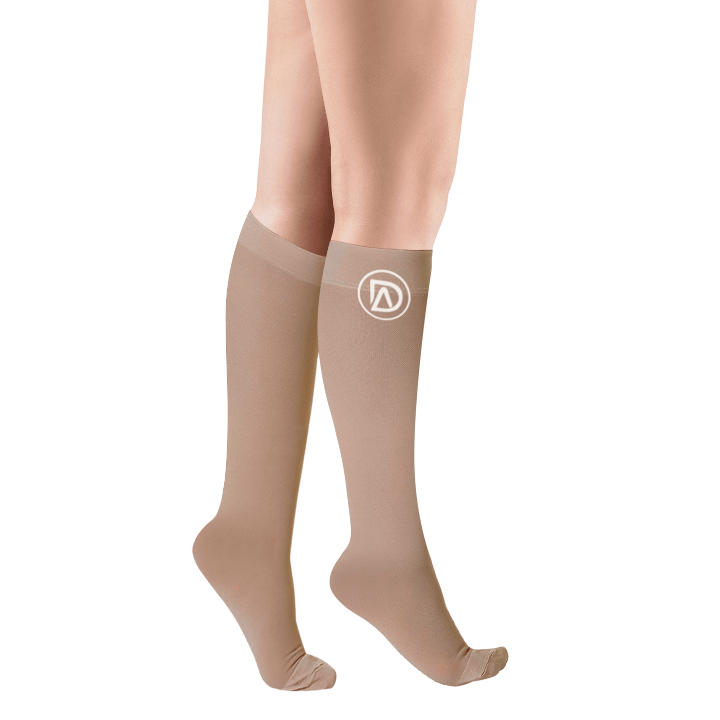 Plus Size Wide Calf Compression Socks 20–30 mmHg